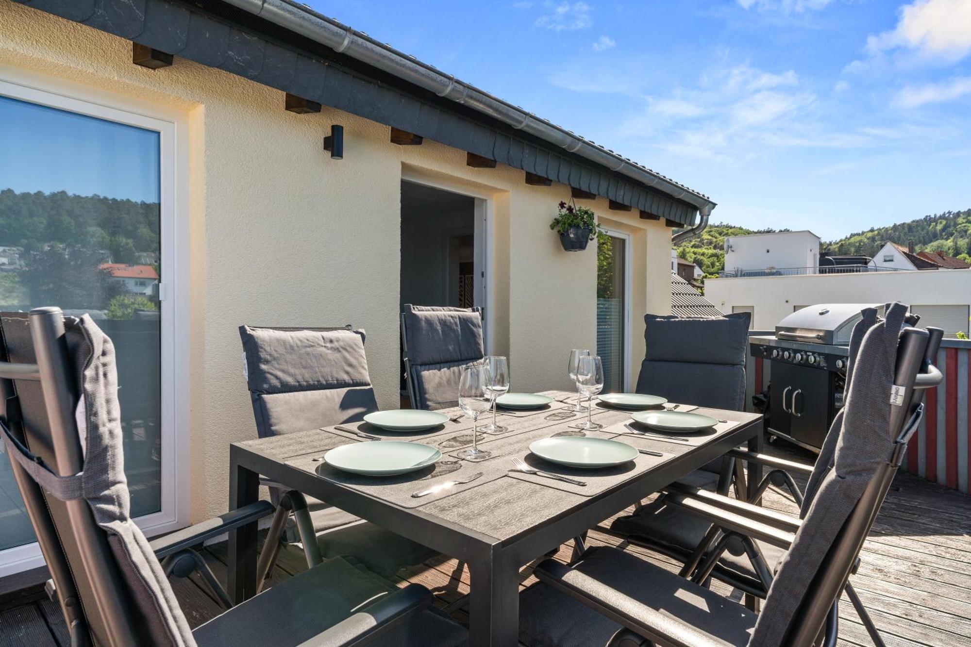 Tucan - Rooftop Terrace With View, Bbq, Ps4+Stream Marburg Kültér fotó